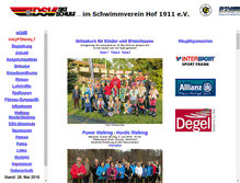 Tablet Screenshot of dsv-skischule-hof.de